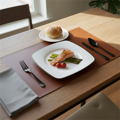 Toptan Kahverengi Amerikan Servis 33x44 cm – Dikdörtgen