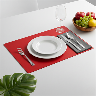 Toptan Kırmızı Amerikan Servis 33x44 cm – Dikdörtgen