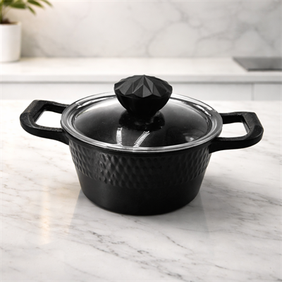 CVS Döküm Granit Diamond  Serisi 16 cm Derin Tencere  Fırına Girebilir