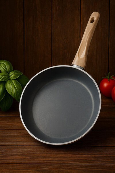 Pan-Dora 18 cm Kristal Döküm Tava - Granit , Yapışmaz Yüzeyli, Geniş ve Dayanıklı