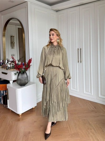 Zeynep Etek Takım Haki