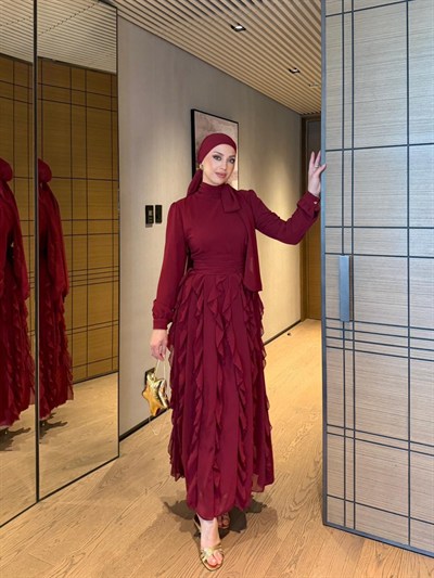 Safiye Elbise Kırmızı