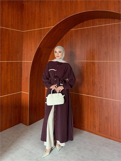 Esila Pantolon Takım Bordo
