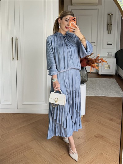 Zeynep Etek Takım Mavi