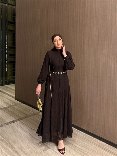 İlknur Elbise Acı Kahve