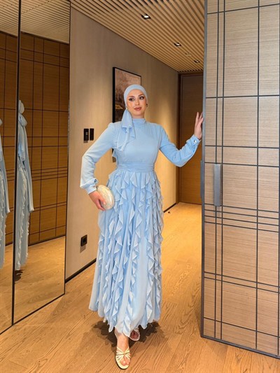 Safiye Elbise Mavi