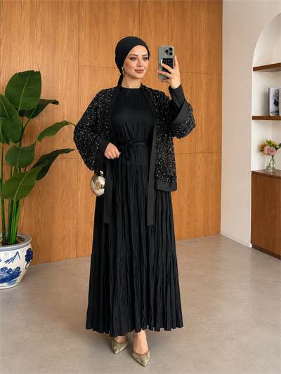 Habibe Elbise Siyah