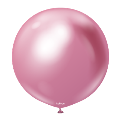 18 İnç Pembe Krom Balon
