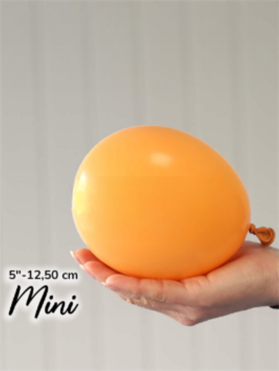 5 İnç Pastel Şeftali Balon (10 Adet)
