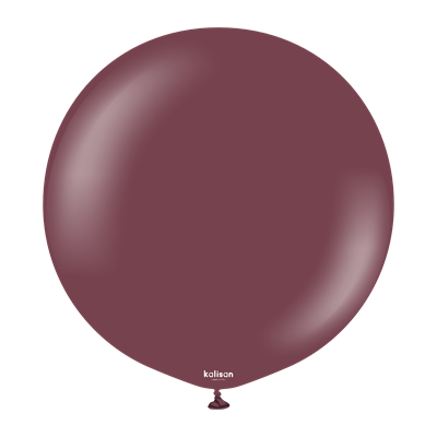 Büyük Pastel Bordo Balon