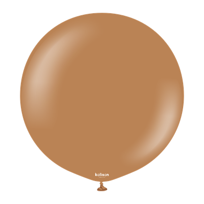 Büyük Pastel Karamel Kahve Balon