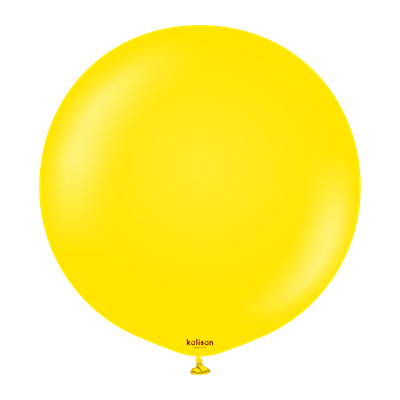 Büyük Pastel Sarı Balon