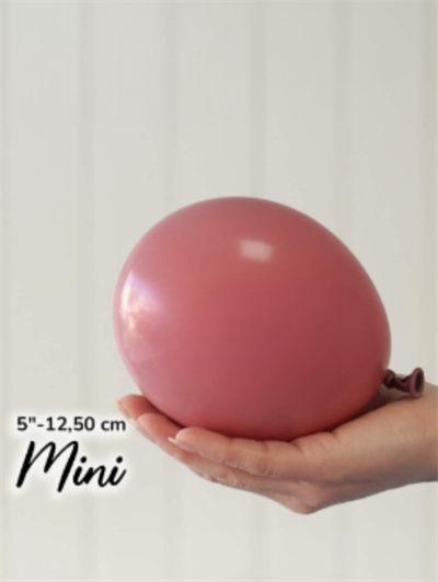 Küçük Retro Gül Ağacı Balon (10 Adet)