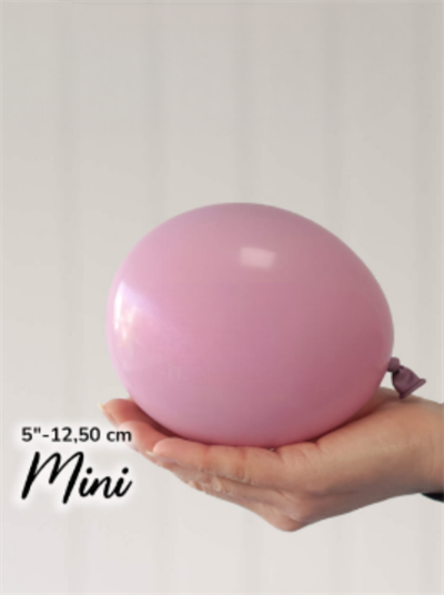 Küçük Retro Gül Kurusu Balon (10 Adet)