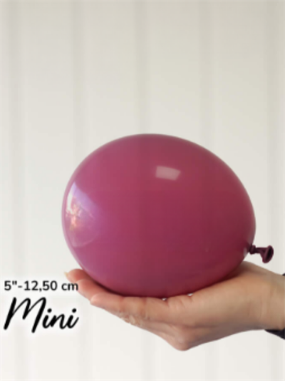 Küçük Retro Yaban Çileği Balon (10 Adet)