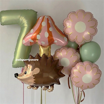 SEVİMLİ KİRPİNİN BAHÇESİ FOLYO BALON KONSEPT
