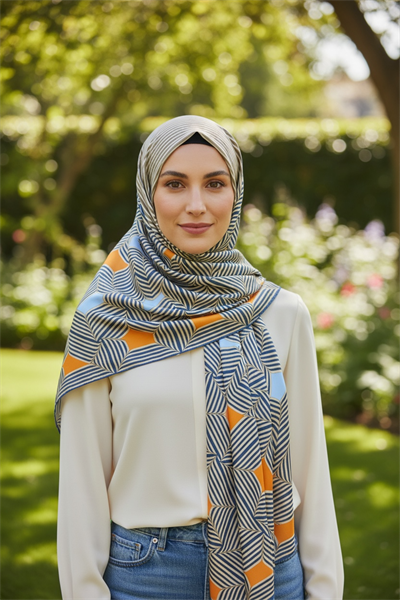 ✨ %100 Saf İpek Twill Eşarp - Özel Tasarım Tok Duruşlu ✨90x90