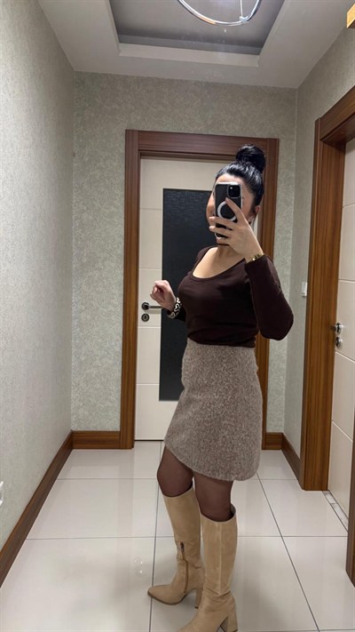 Vizon Kırçıllı Etek