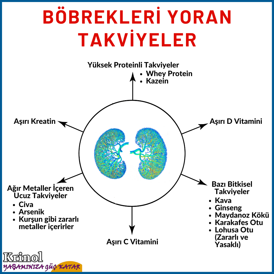 Böbrekleri Yoran Takviyeler Nelerdir?