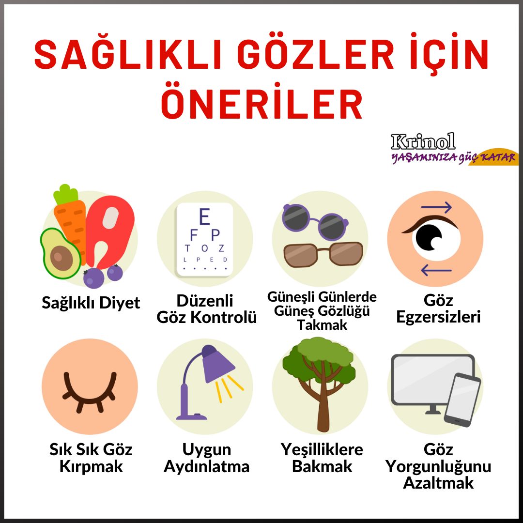 Sağlıklı Gözler İçin Öneriler Nelerdir?