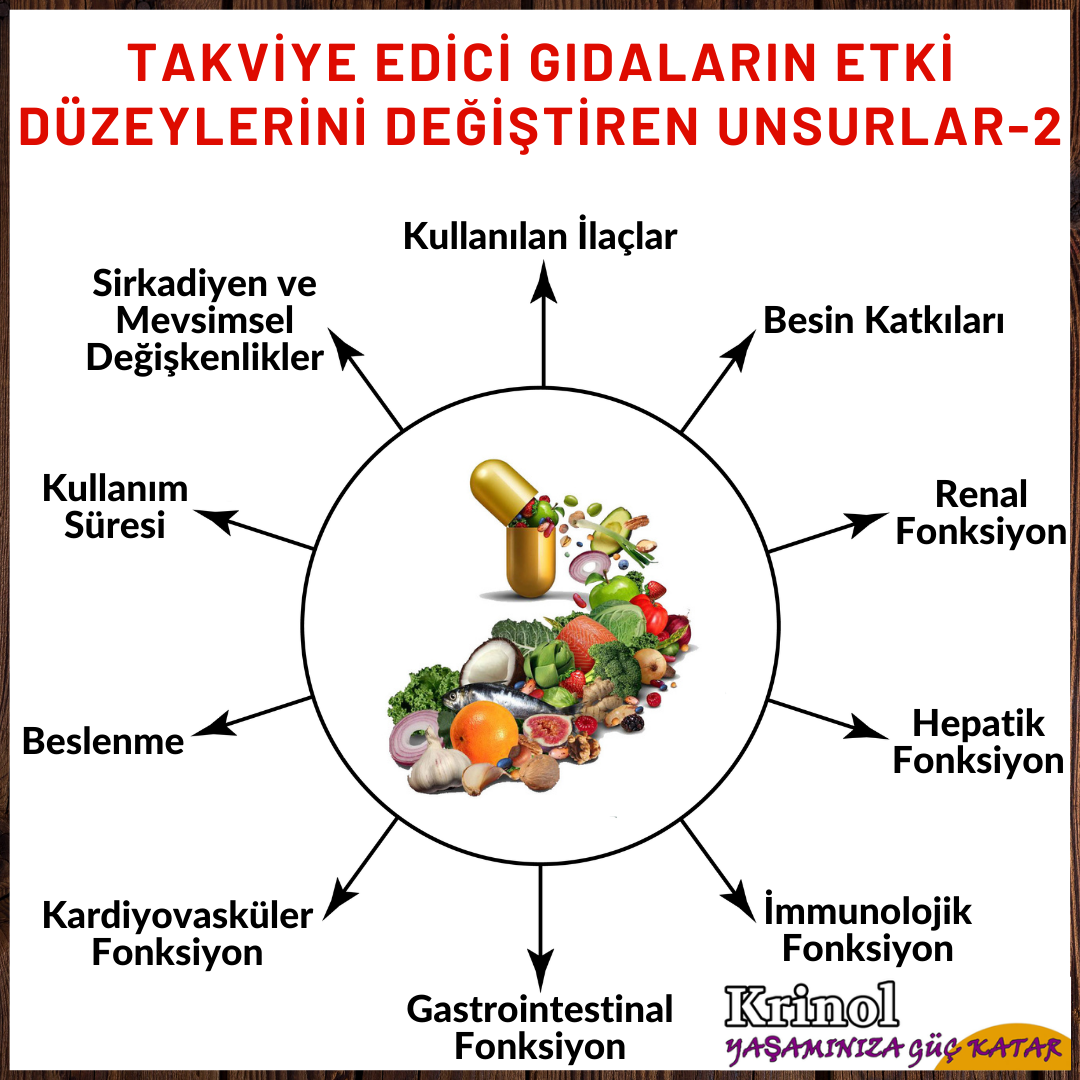 Takviye Edici Gıdaların Etki Düzeylerini Değiştiren Unsurlar Nelerdir? (2)