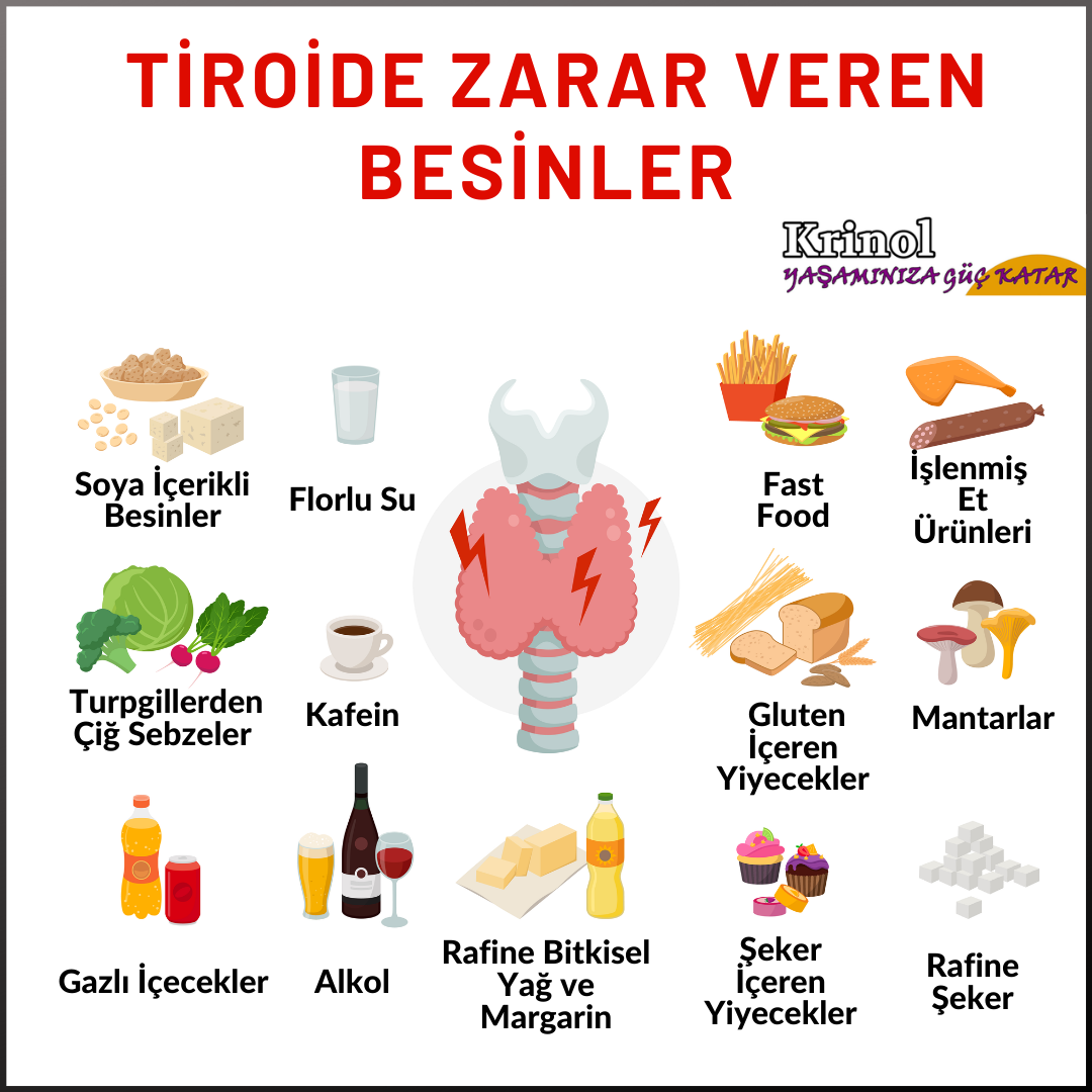Tiroide Zarar Veren Besinler Nelerdir?