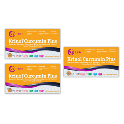 Krinol Curcumin Plus 3 Kutu