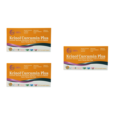 Krinol Curcumin Plus 3 Kutu
