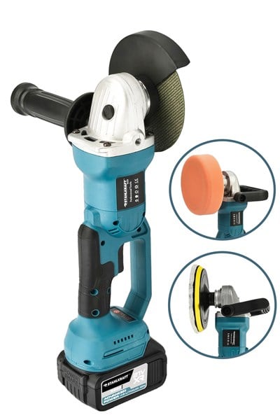 STAHLKRAFT STH 5144 M 58Vf Akülü 1300W Devir Ayarlı Polisaj + Taşlama