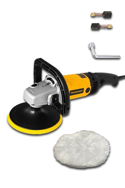 STAHLKRAFT STH 5161 S 1200W Devir Ayarlı Polisaj Makinesi 180 mm