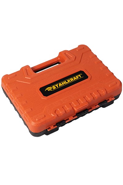 STAHLKRAFT STH 5170 53 Parça 1/4 Cırcırlı Lokma Anahtar Takımı Bits Uç Seti 53 Parça