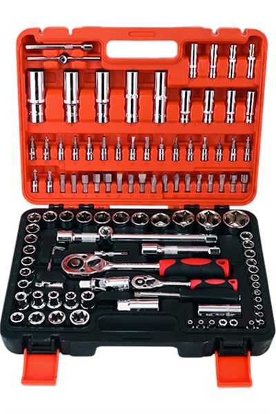 STAHLKRAFT STH 5171 108 Parça Prof Lokma Takımı 1/2-1/4 Cr-v Kaplama