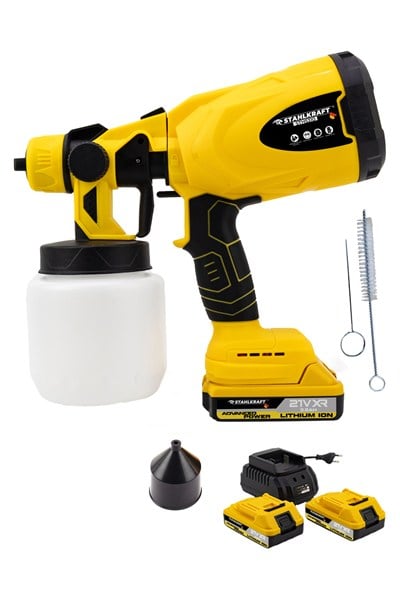 STAHLKRAFT STH 5310 S 21V Akülü Çok Amaçlı Boya Sprey ve İlaçlama Tabancası