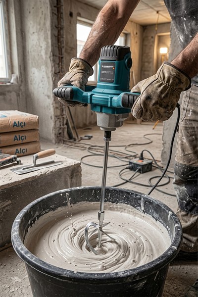 STAHLKRAFT STH 5799 M 1800W Elektrikli Alçı Boya ve Harç Karıştırıcı Mikser