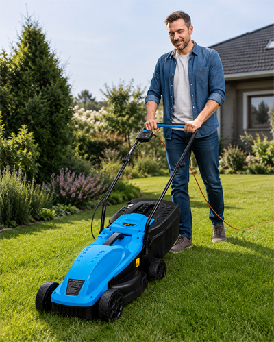 STAHLKRAFT STH 6211 1200W 30L Toplama Torbalı Elektrikli Çim Biçme Makinesi