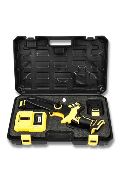 STAHLKRAFT STH 6324 S 21V Dijital Ekranlı Kömürsüz Otomatik Yağlamalı Akülü Budama Testeresi (20 cm Pala)
