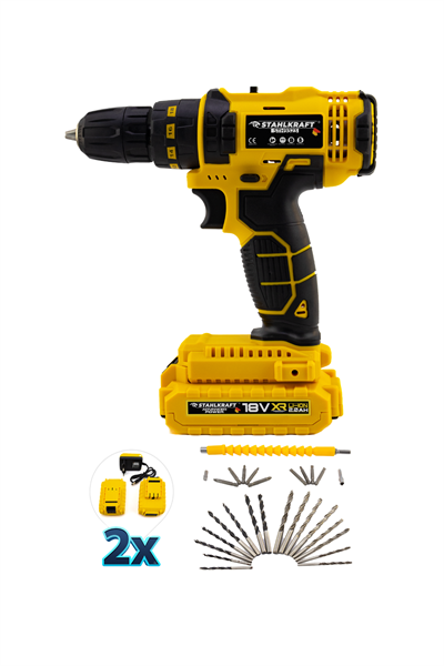 STAHLKRAFT STH 9323 S Darbeli 24 Parça Matkap