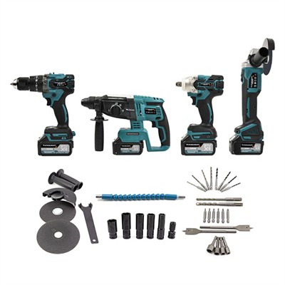 STAHLKRAFT STH 9944 M 4lü Set Matkap & Taşlama & Hilti & Somun Makinesi 