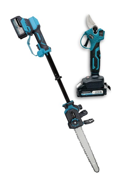 STAHLKRAFT STH 9988 M 21V Teleskopik Testere ve Budama Makası Seti