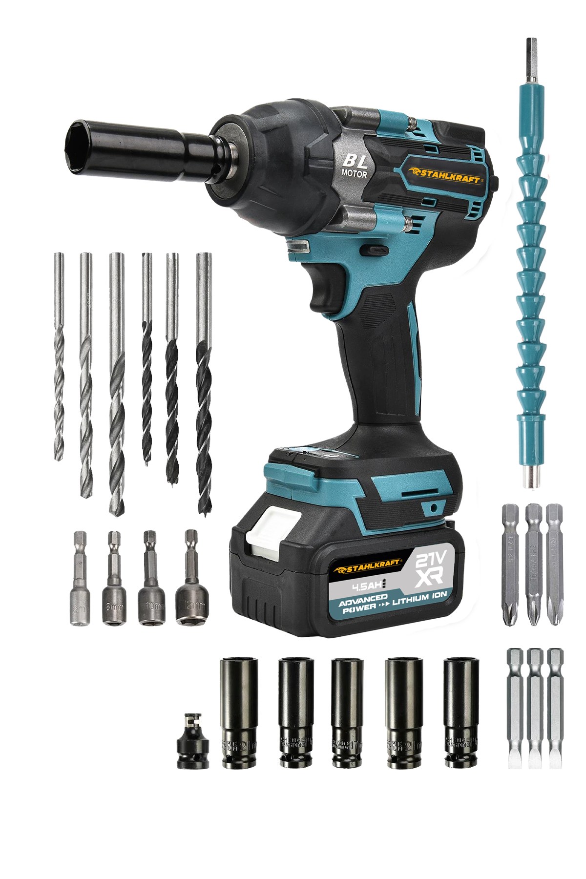 美品★ Sorm'86 POWER T Stahlkraft STH 9280 800 Nm Kömürsüz Akülü Somun Sıkma