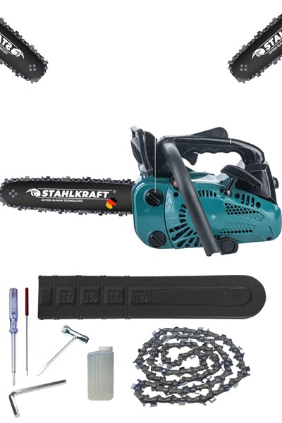  STAHLKRAFT STH 6120 25cc Mini Benzinli Testere Ağaç Odun Dal Budama Ve Kesme Testeresi Hızar Motoru