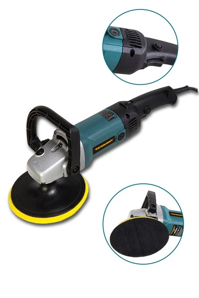 STAHLKRAFT STH 5161 M 1200W 180 mm 6 Kademe Devir Ayarlı Polisaj Makinesi 
