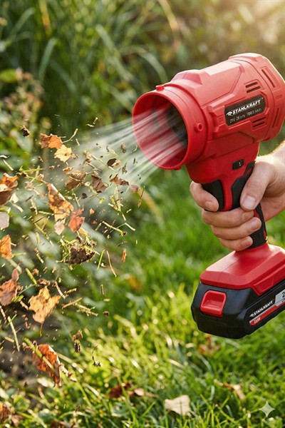 STAHLKRAFT STH 5593 High Power 6 Kademe Devir Ayarlı Akülü Hava Üfleme – Emme Makinesi (Blower)