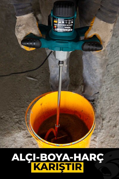 STAHLKRAFT STH 5799 1800W Elektrikli Alçı Boya ve Harç Karıştırıcı Mikser