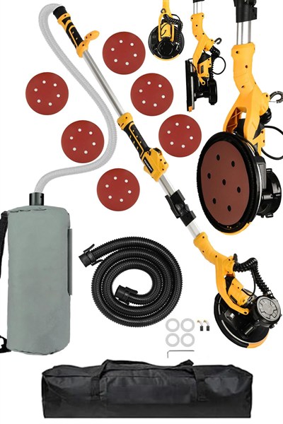 STAHLKRAFT STH 5833 850W 215mm Teleskopik Elektrikli Alçı Zımpara Makinesi