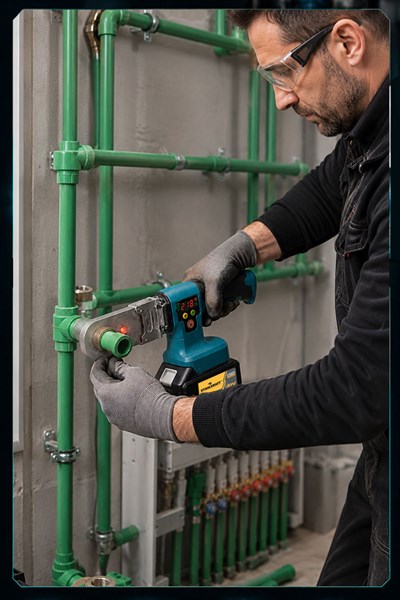 STAHLKRAFT STH 5921 M 230°C 21 V 6 A 15 Pilli Boru Kaynak Makinesi