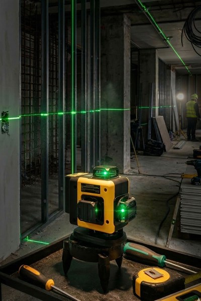 STAHLKRAFT STH 8859 S 21V Çift Akülü 16 Köşe 360° Otomatik Hizalamalı Lazer