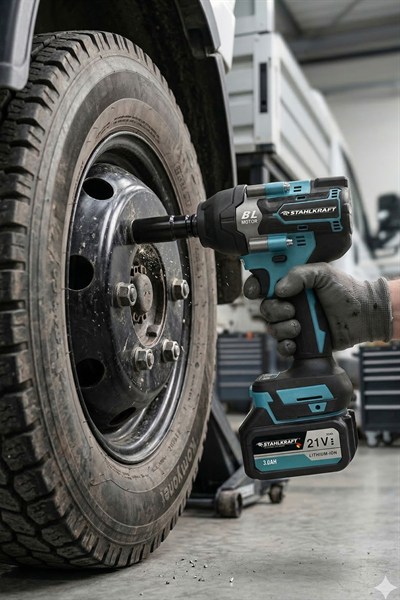 STAHLKRAFT STH 9280Plus  800 Nm PLUS 21V Akülü Kömürsüz Yüksek Tork Somun Sökme Mak