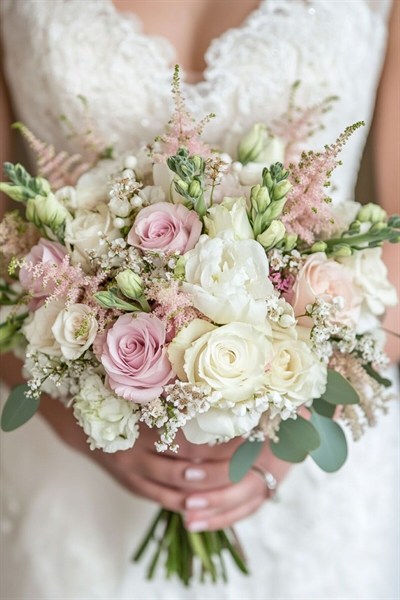 Astilbe Bridal Bouquet