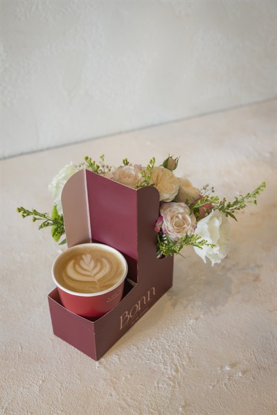 Takeaway Coffee With Flower Workshop